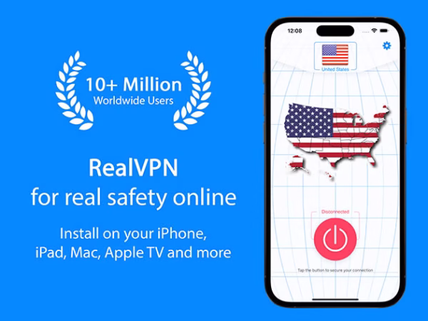 RealVPN for Desktop/Mobile:  Lifetime Subscription - Image 2