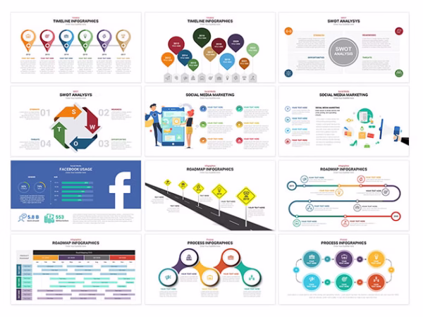 SlideHeap 600+ Slide Templates: Professional Plan - Image 2