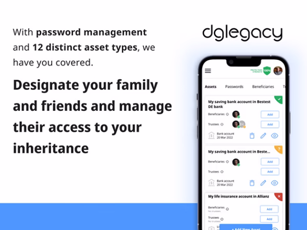 DGLegacy Digital Inheritance Gold Plan: Lifetime - Image 3