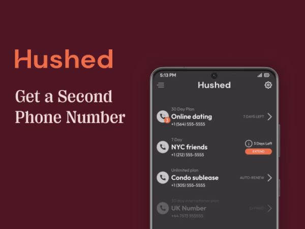 Hushed Private Phone Line: Lifetime Subscription - Image 2